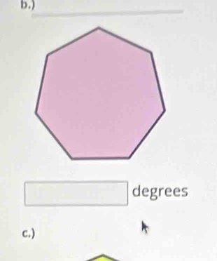 ) 
degrees 
c.)