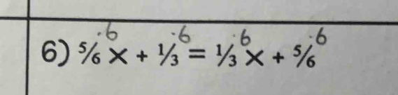 %× + ½ =½ × + %