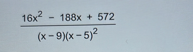 frac 16x^2-188x+572(x-9)(x-5)^2