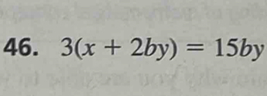 3(x+2by)=15by