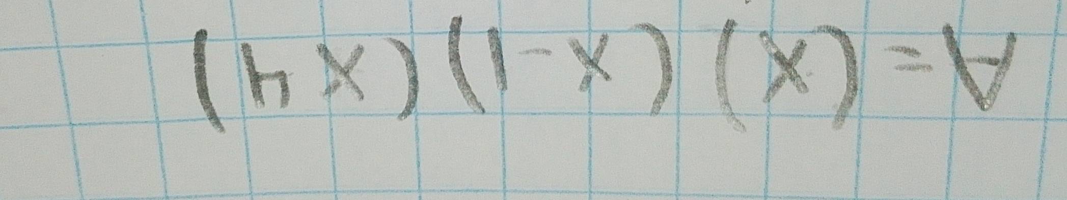 (hx)(1-x)(x)=V