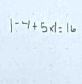 |--1+5x|=16