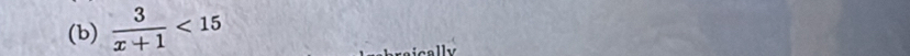 3/x+1 <15</tex>