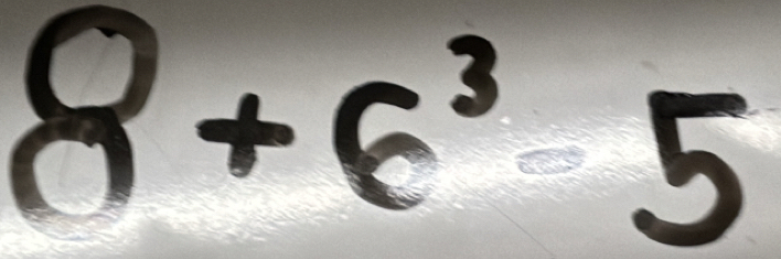 8+6³ 5