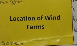 Location of Wind 
Farms