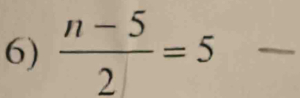  (n-5)/2 =5 _