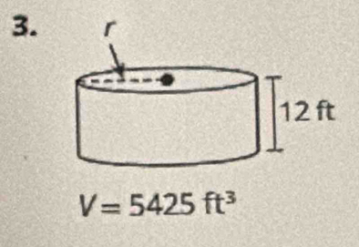 V=5425ft^3