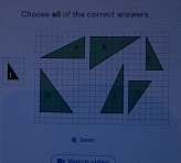 Choose all of the correct answers
Q Zoam