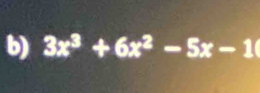 3x^3+6x^2-5x-1