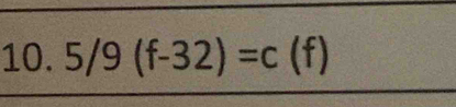 5/9(f-32)=c(f)