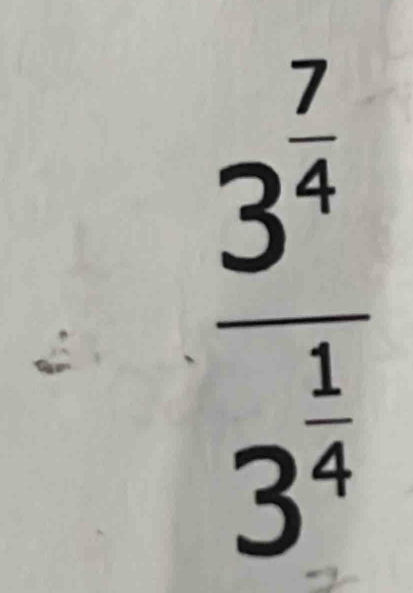 frac 3^(frac 7)43^(frac 1)4