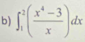 ∈t _1^(2(frac x^4)-3x)dx