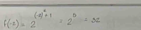 f(-2)=2^((-2)^2)+1=2^5=32