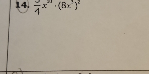 frac 4x^(10)· (8x^3)^2