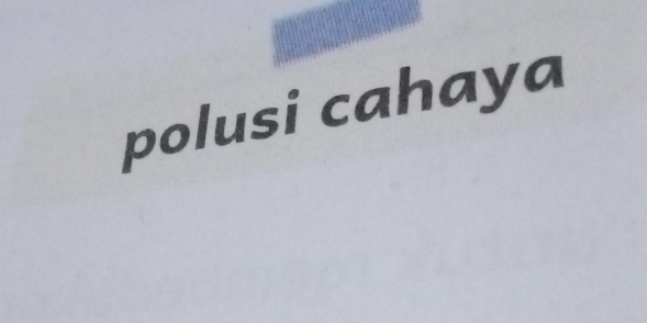 polusi cahaya