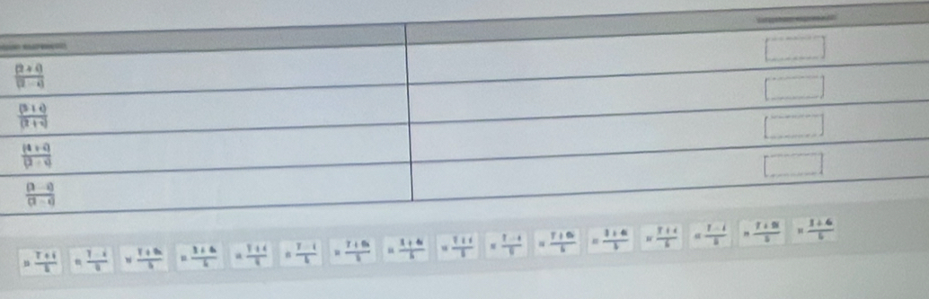  (T+i)/i   (7-i)/8  w  (r+a)/b   (3+6)/5  a  (T+4)/8   (y-i)/b  = (7+6i)/5   (3+4i)/5  = 111/5  = (t-4)/6 