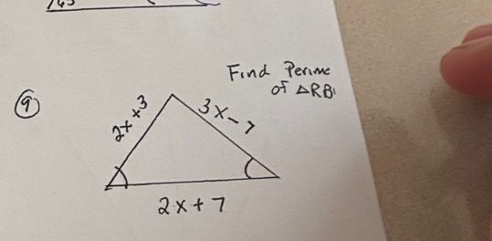 Find Perime
△ RB
(9)