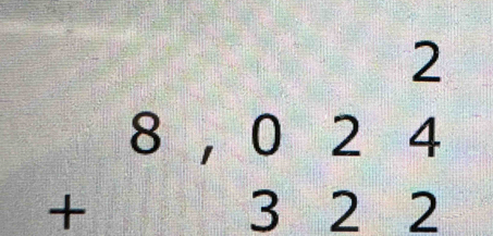 beginarrayr 8,02beginarrayr 2 +322endarray