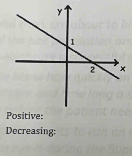 Decreasing: