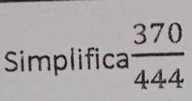 Simplifica  370/444 