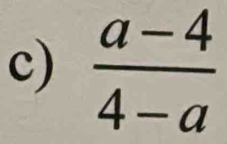  (a-4)/4-a 