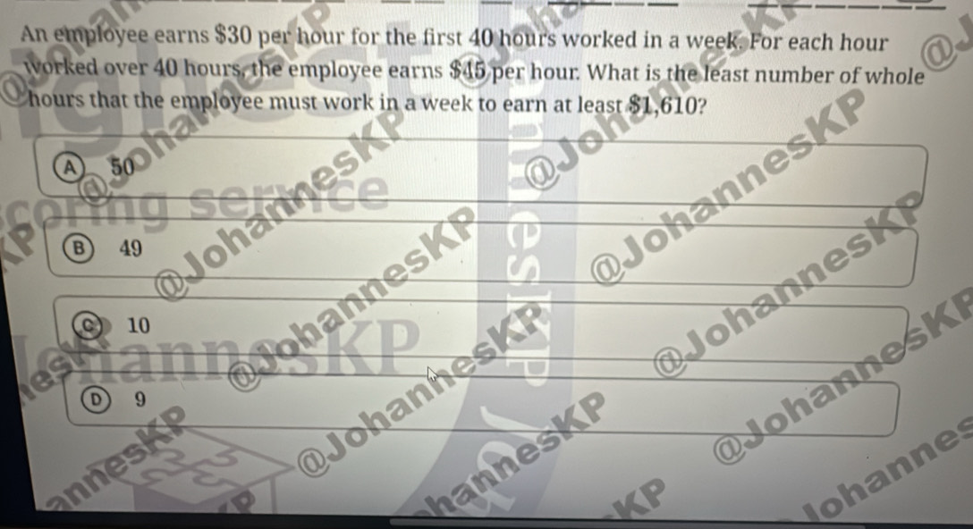 Solved: An employee earns $30 per hour for the first 40 hours worked in ...