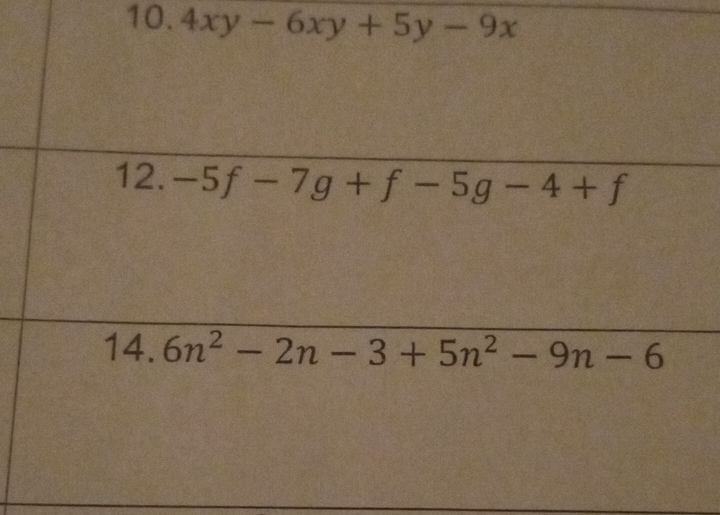 4xy-6xy+5y-9x