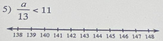  a/13 <11</tex>