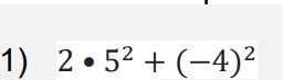 2· 5^2+(-4)^2