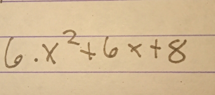 x^2+6x+8