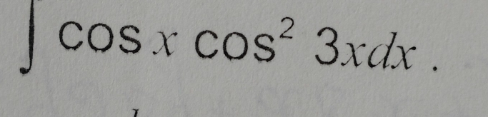 ∈t cos xcos^23xdx.