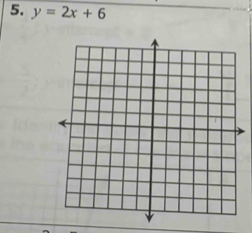 y=2x+6