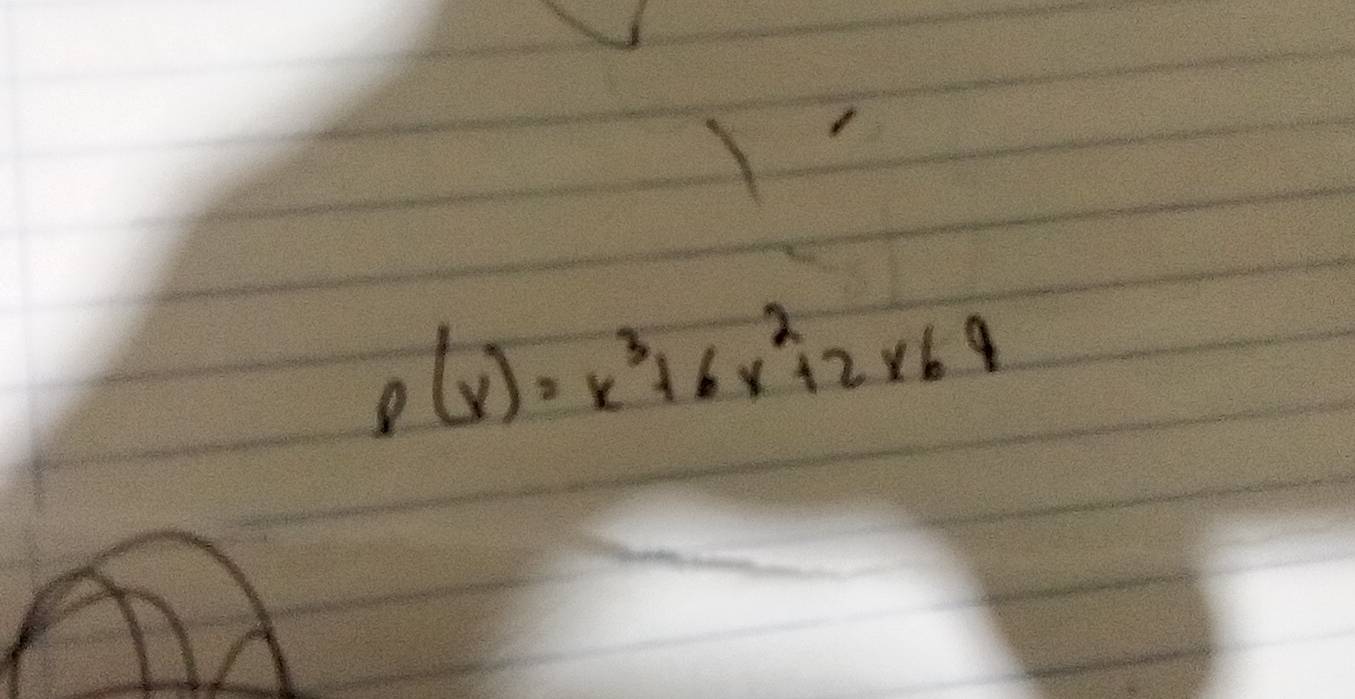 p(x)=x^3+6x^2+2* 69