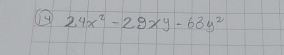 24x^2-29xy-63y^2