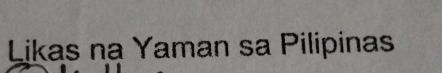 Likas na Yaman sa Pilipinas