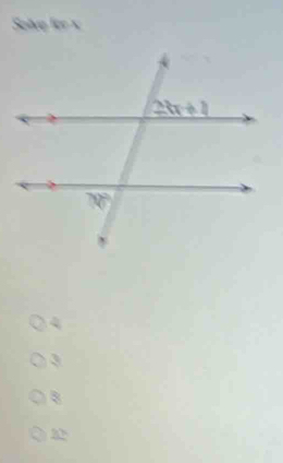 Solve for x
3
B
22