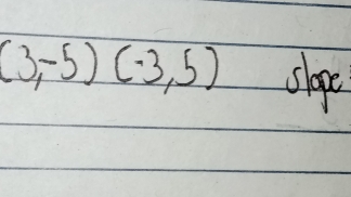 (3,-5)(-3,5) shoe