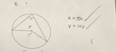 x=54
y=108
x°