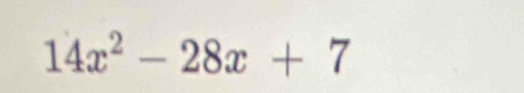 14x^2-28x+7