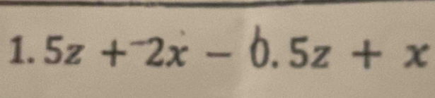 5z+^-2x-b.5z+x