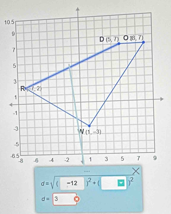 d=3 □^