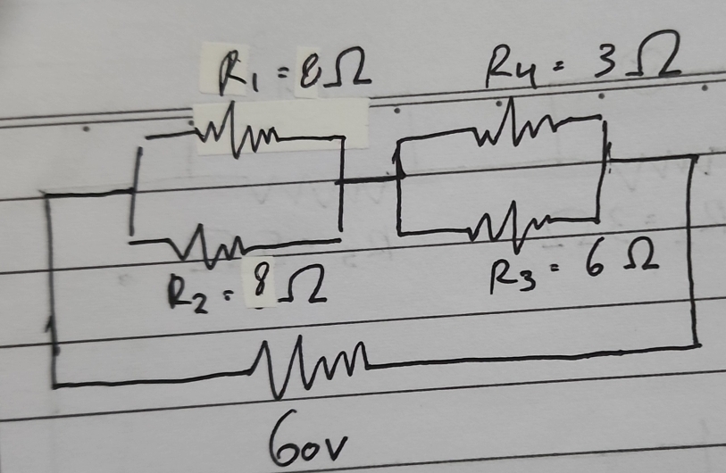 R_1=8Omega
R_4=3Omega
R_2=8Omega
R_3=6Omega
Ww 
Gov