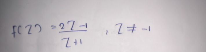 f(2)= (27-1)/2+1 , 2!= -1