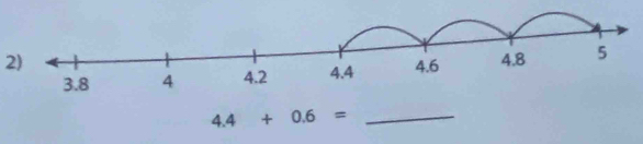 4.4+0.6= _