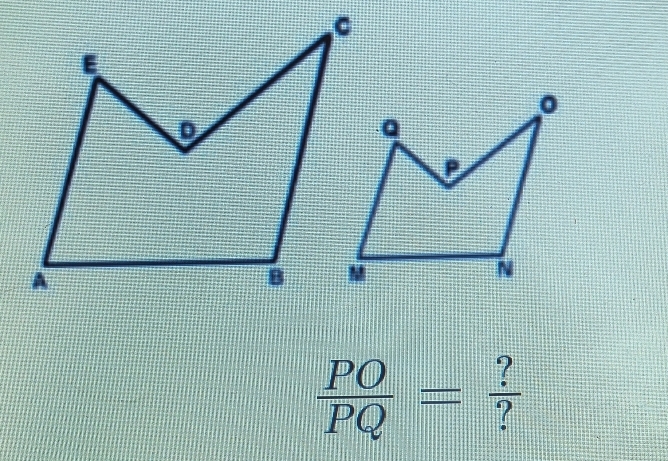  PO/PQ = ?/? 