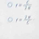 I= E/7H 
1= 2π /6 