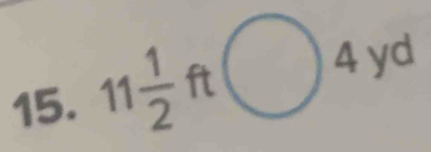 11 1/2 ft 4 yd