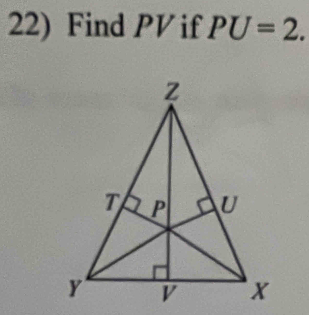 Find PV if PU=2.