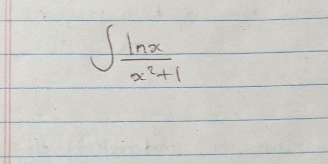 ∈t  ln x/x^2+1 