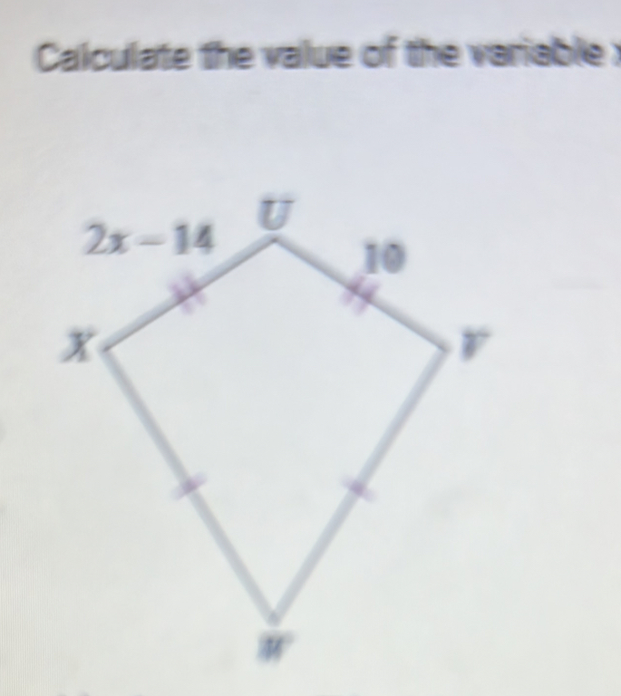 Calculate the value of the variable